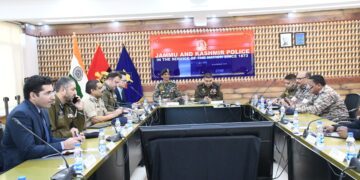 IGP Kashmir Chairs Security Review Meeting at PCR Kashmir