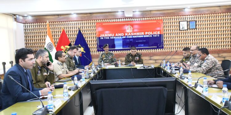 IGP Kashmir Chairs Security Review Meeting at PCR Kashmir