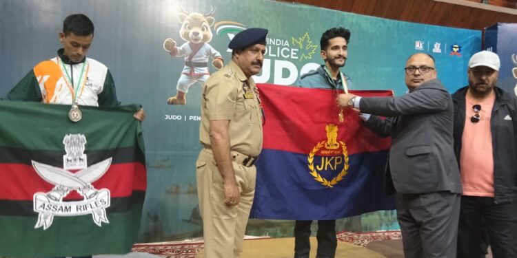 J&K Policeman Wins Gold at All India Police Judo Cluster 2025