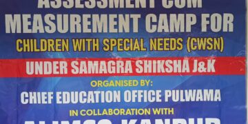 Inclusive Education Unit along with team of Experts from ALIMCO Organizes Assessment Camp for Children with Special Needs