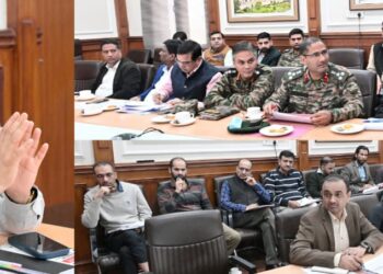 CS Dulloo reviews progress of major highways and tunnels across J&K