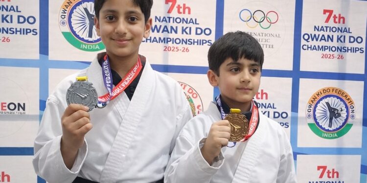 After UT Gold, Srinagar Brothers Excel at National Platform in Qwan Ki Do