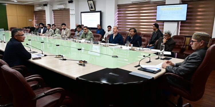 CM Omar Abdullah chairs pre-budget consultation meeting with key departments ahead of budget session