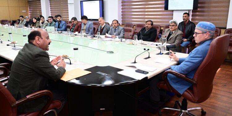 CM Omar Abdullah holds 2nd day of pre-budget consultations with key departments