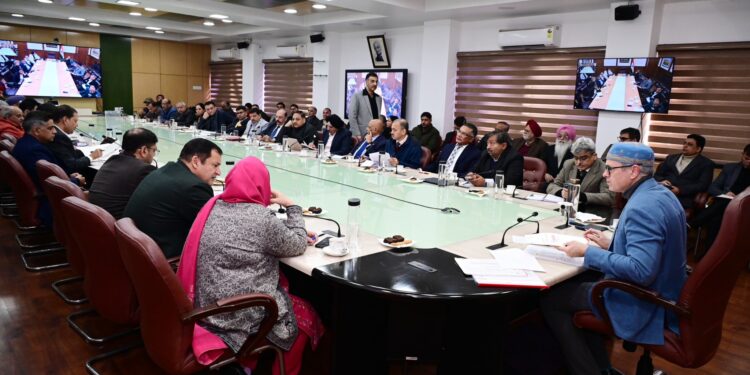 CM Omar Abdullah holds pre-budget consultations with stakeholders across key sectors in Jammu