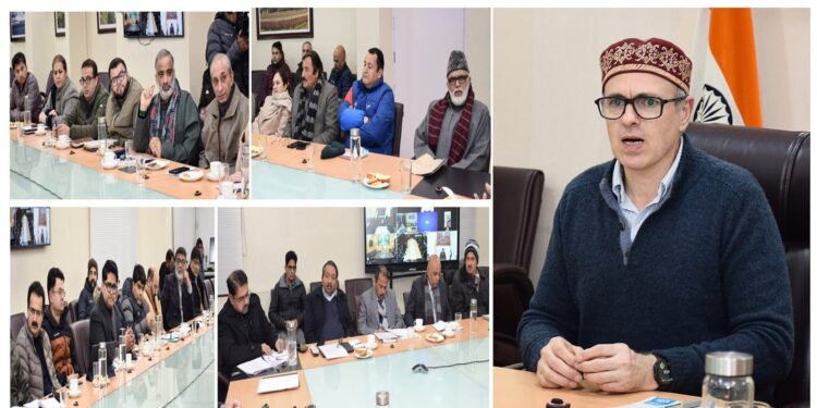 CM Omar Abdullah holds pre-budget consultations with legislators of Srinagar, Budgam and Ganderbal