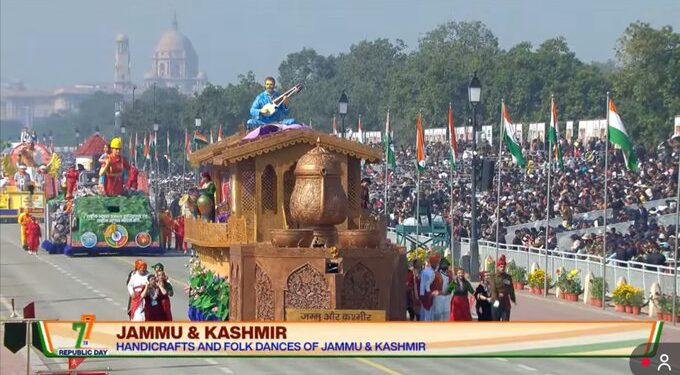 Crafts, Music Of Jammu And Kashmir Display Cultural Richness At Republic Day Parade