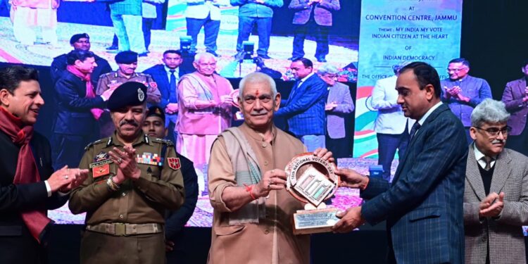 Cultivate Awareness on Power of Vote: LG Manoj Sinha to Officers