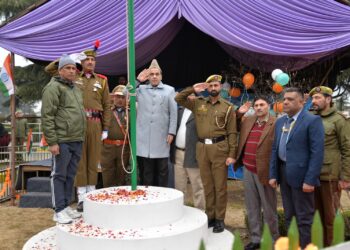 Director SKIMS unfurls tricolor, outlines hospital achievements and expansion plans on Republic Day