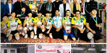 J&K Junior Boys Finish Runner-Up (Silver Medal) at 19th National Floorball Championship, Delhi