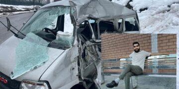One killed, another injured in truck–car collision at Hyderbeigh Pattan