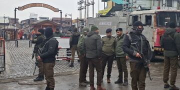 Police, CRPF Carry Out Door-to-Door Searches, in Srinagar's Habba Kadal, Drone Surveillance Deployed