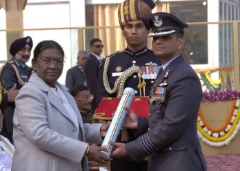 President Droupadi Murmu Confers Ashoka Chakra To Space Hero Shubhanshu Shukla
