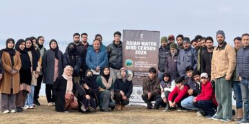 Asian Waterbird Census-2026 Conducted Across 27 Wetlands Of Kashmir
