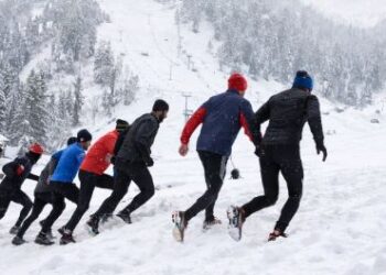 Athletes Train Their Legs And Lungs For Gulmarg Ahead Of Khelo India Winter Games’ 2nd Leg