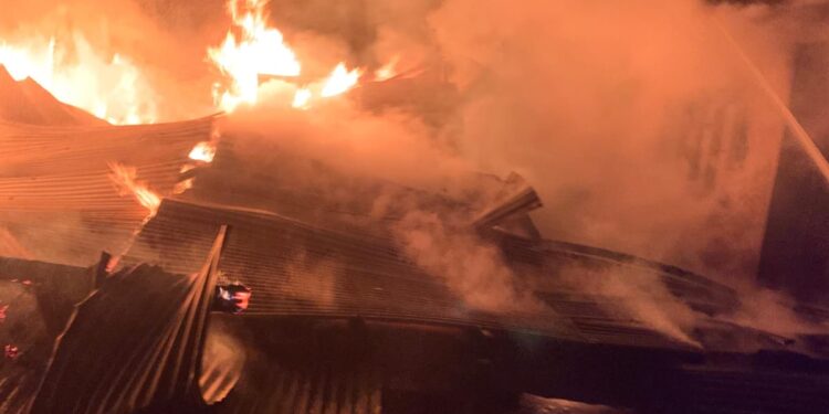Fire Guts House, Crockery Shop in HMT Srinagar
