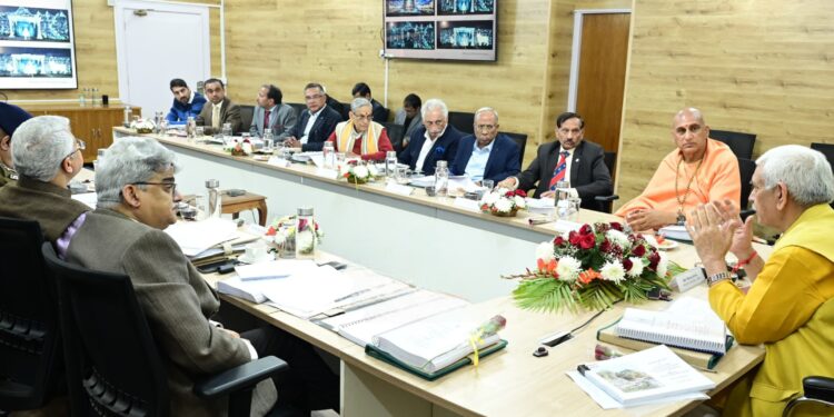 LG Sinha Chairs 50th Meeting Of SASB; Pratham Pooja For Amarnath Yatra On June 29