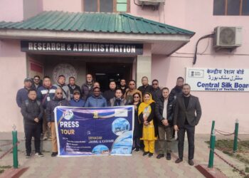 Media Delegation from Mizoram arrives in Srinagar on Five-Day Press Tour
