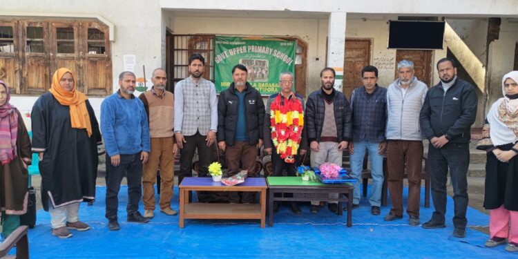 FOR IMMEDIATE RELEASE: SUPERANNUATION OF DISTINGUISHED EDUCATOR MR. MOHD. ASHRAF AHANGER