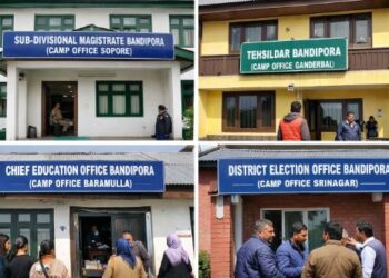 Several administrative units of Bandipora operate in nearby districts: Govt