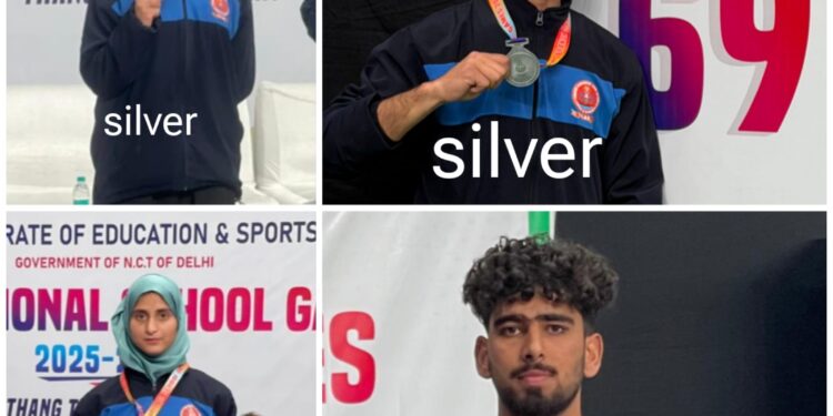 Officials attributed the success to the sustained efforts and quality training imparted at the centre, along with strong institutional support. As statement issued to Srinagar Mail reads that, “The achievement was made possible under the guidance and encouragement of Nuzhat Gul, Secretary, Jammu & Kashmir Sports Council; Anissa Nabi, Nodal Officer, Khelo India, JKSC; Javid-ul-Rehman, Divisional Sports Officer (Central), JKSC; and Nusrat Gazala, Divisional Sports Officer, Kashmir.” Special appreciation was extended to Coach Sajjad Ahmad Dar of the Khelo India Thang-Ta Centre, Tral, for his dedicated coaching and mentorship, which played a crucial role in preparing the athletes for national-level competition.