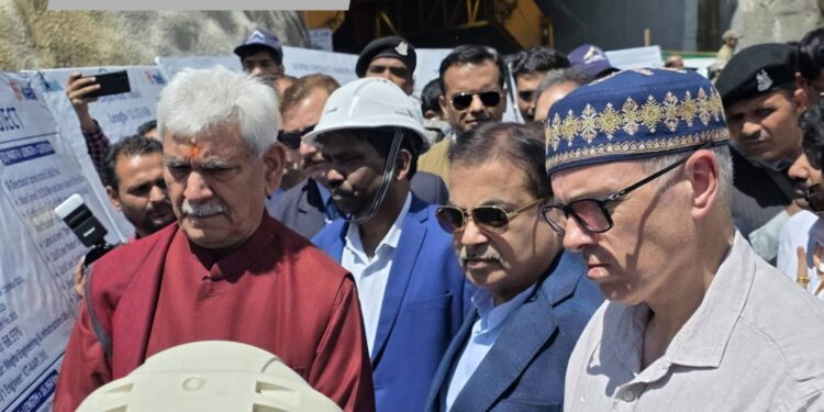 Zojila Tunnel breakthrough marks major milestone; Gadkari, LG, CM attend event